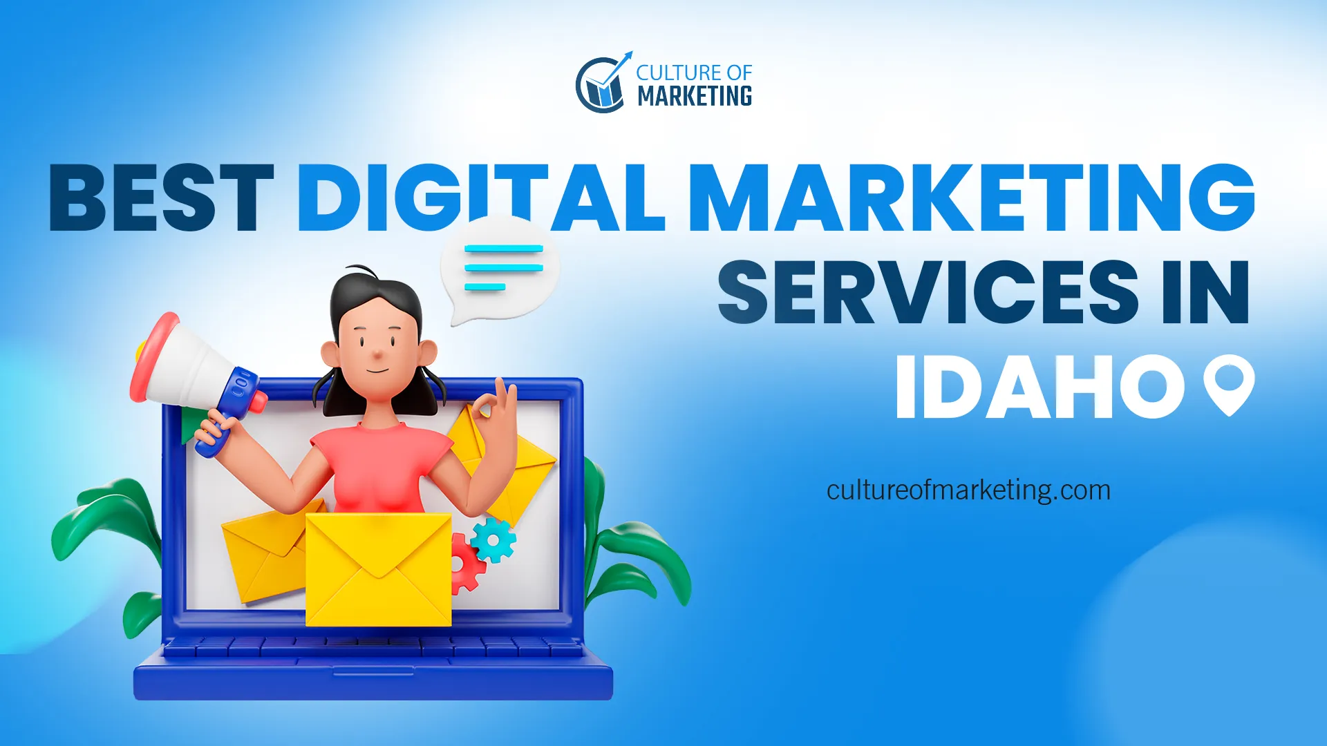 Banner showing best digital marketing services available in Idaho